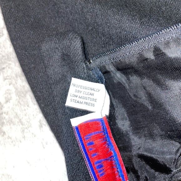 Stephen Douglas Ltd. ladies black midi skirt pure wool size 10 - Picture 7 of 10